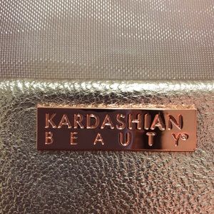 Rose gold Makeup travel bag